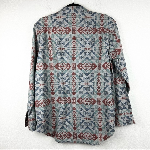 EDDIE BAUER x ILARIA URBINATI Northwest Boyfriend Flannel Shirt, Sz Medium NWOT - Picture 6 of 11